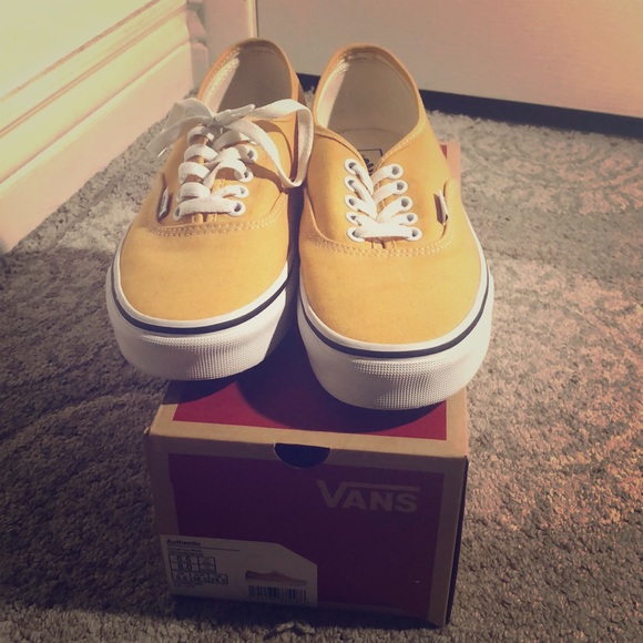 mustard vans authentic